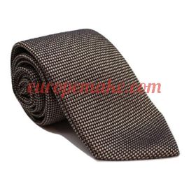 Andrew's Milano Grey Textured Silk Tie