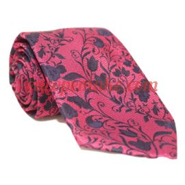 Andrew's Milano Pink Floral Extra Long Necktie