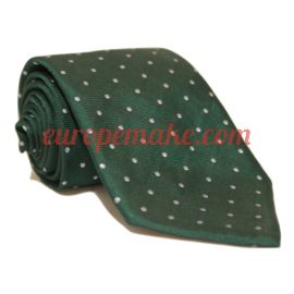 Andrew's Milano Polka Dot - Green and White Dot