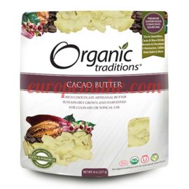  Organic Traditions Cacao Butter 227 g