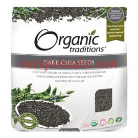 Organic Traditions Dark Whole Chia Seeds 454 g