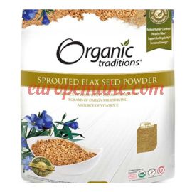 Organic Traditions Sprouted Flax Seed Powder 227 g