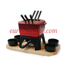 Swissmar Mont Blanc 15-PC Red Meat Fondue Set