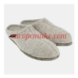 Haflinger Women's Slipper Alaska Size-42.Stone