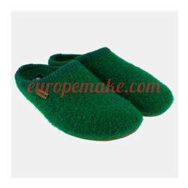 Haflinger Women's Slipper Classic Size-36,Emerald