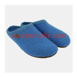 Haflinger Women's Slipper Classic Size-36,Azure
